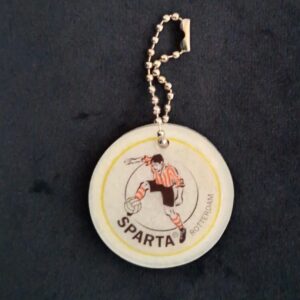 Sparta Sleutelhanger met zilverkleurig kettinkje