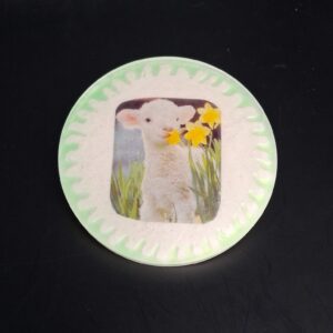 Lammetje onderzetter rond