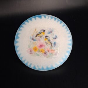 Vogeltjes onderzetter rond